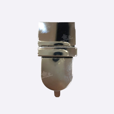 Замок портфельный Вытянутая капля (Серебро)