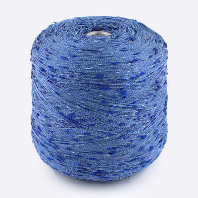 Бобина звездочки Lucky Star 1/11000 ( 75% вискоза, 5% ПА, 20% ПЭ), 1100 м. (6477, Небо с синим)