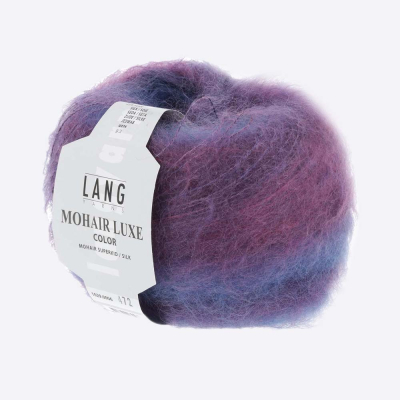 Пряжа Lang Mohair Luxe Color (1029.0006, Вери Пери)