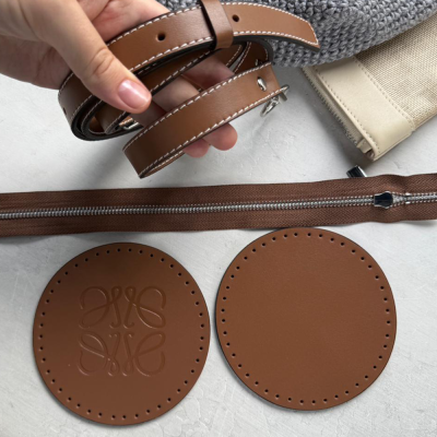 Набор для сумки Loewe Mini X из натуральной кожи (Коньяк)