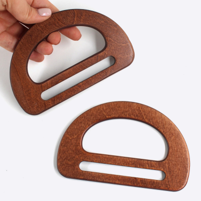 Ручки из дерева Объемный овал (Орех)