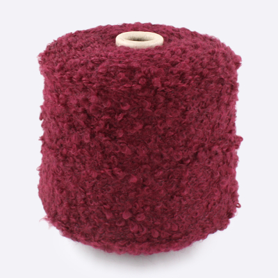 Бобина букле Platone (80% меринос, 20% ПА), 100 м. (34, Борделюкс)