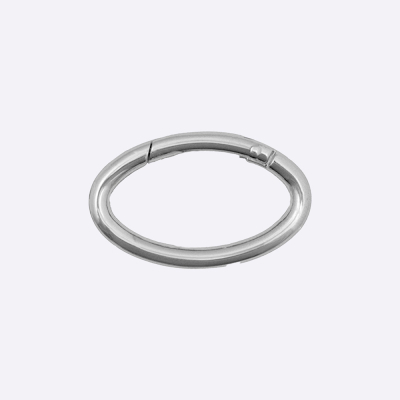 Карабин-овал Малый 39х21 см (Серебро)