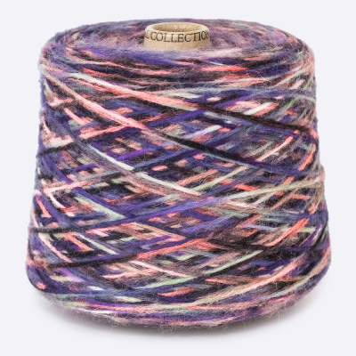 Бобина Stoppino Alpaca (49% беби альпака, 27% меринос, 24% ПА), 240 м. (001, Сиреневый закат)