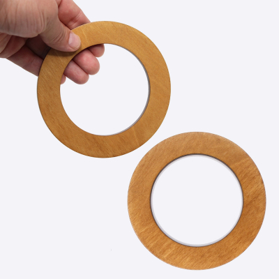 Дизайнерские ручки из дерева, Круг (Дуб)