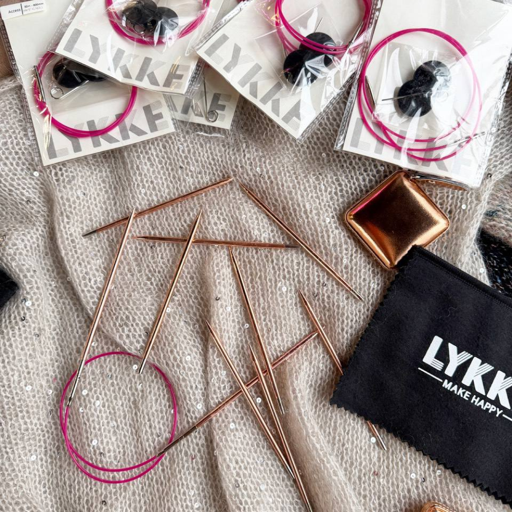 Спицы съемные Lykke Cypra (медь)