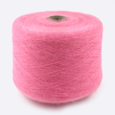 Бобина мохер LOVE ❤ MOHAIR 1/10 (70% кидмохер, 30% нейлон), 1000 м. (7042, Бабл Барби)