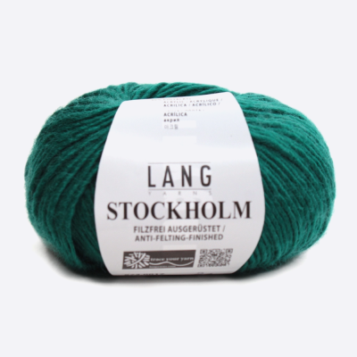 Пряжа Lang Yarns Stockholm (17, Изумруд)