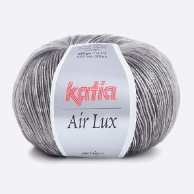 Пряжа Katia Air Lux (833.69, Серебряный камень)