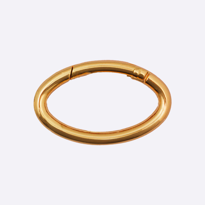 Кольцо карабин Овал 48х30 мм (Золото)