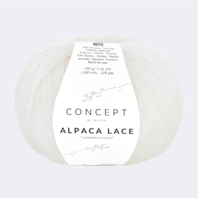 Пряжа Katia Alpaca Lace (1338.81, Айсберг)