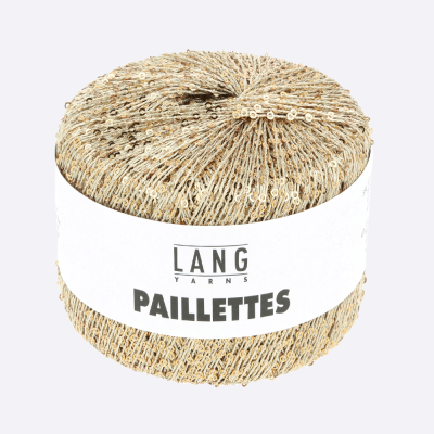 Пряжа Lang Paillettes (39.0096, Молоко золотой коровы)