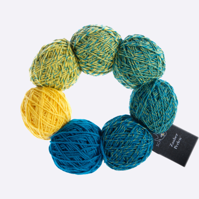 Пряжа Schoppel  Zauber Perlen (1764-2419, Утро на Карибах)