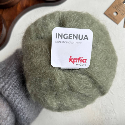 Пряжа Katia Ingenua (389.68, Шалфей)