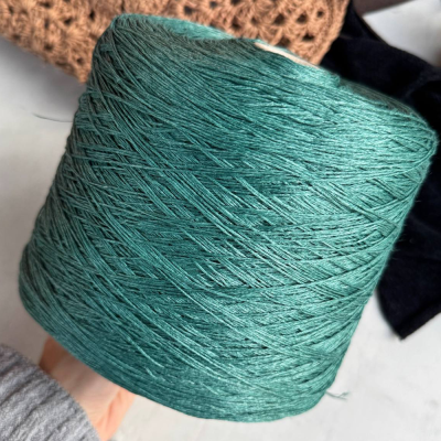 Бобина Lino 6/26 (100% лен), 433 м. (Menta, Изумрудная мята)