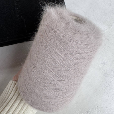 Бобина ангора 90 BELANGOR FRANCE (90% ангора, 10% ПА), 650 м. (Капучино, 01012)