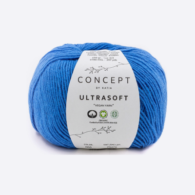 Пряжа Katia Ultrasoft (1176.66, Диско электрик)