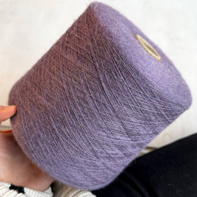 Бобина Almond Mal by Loro Piana (60% кашемир, 40% альпака), 1300 м. (K01Q, Пыльный лиловый)