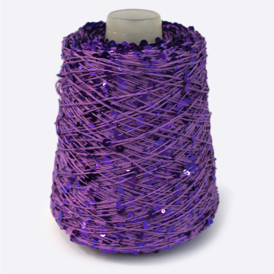 Бобина Пайетки, CARILLON 2000 (50% хлопок, 50% пайетки) 200 м. (67022, Орхидея)