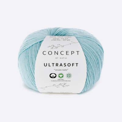 Пряжа Katia Ultrasoft (1176.53, Небесный парабелум)