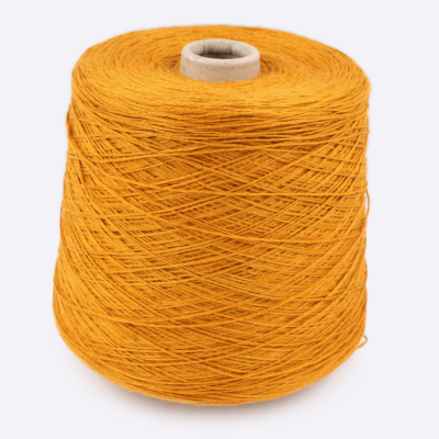 Бобина Daniel by Millefili SPA (66% лен, 34% хлопок), 438 м. (1250, Тыквенный)