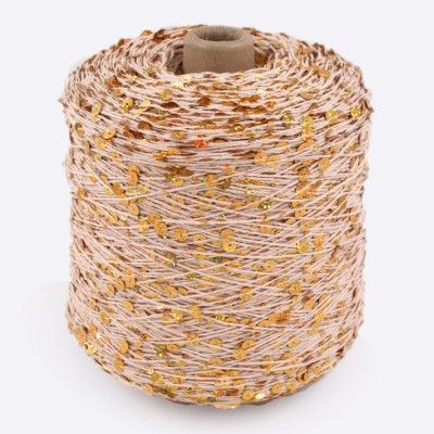 Бобина пайетки Royal Pail New (95% хлопок, 5% пайетки), 240 м. (150, Аурум)