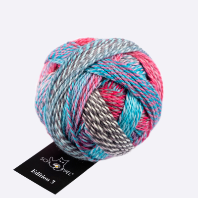 Пряжа Schoppel Edition 3.0 (1523-2399, Ягоды в бирюзе)