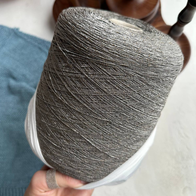 Бобина Burraco by Filmar (80% хлопок, 20% Па) (31445, Ртуть, 580 м.)