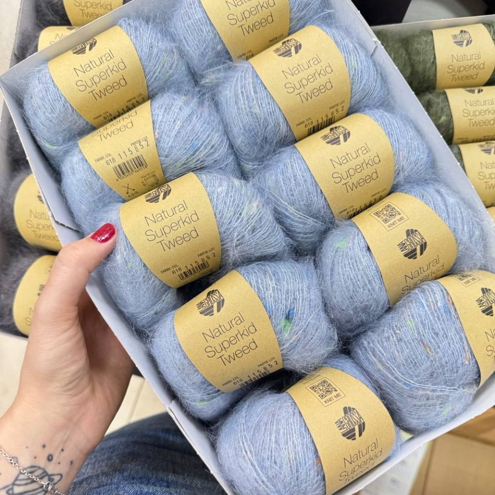 Пряжа Lana Grossa Natural Superkid Tweed