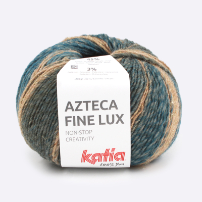 Пряжа Katia Azteca Fine Lux (1153.410, Мускатный шторм)
