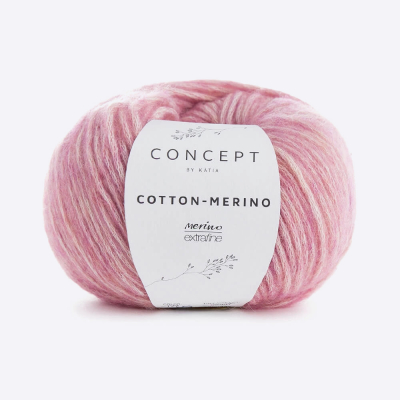 Пряжа Katia Cotton-Merino (119, Конфетный)