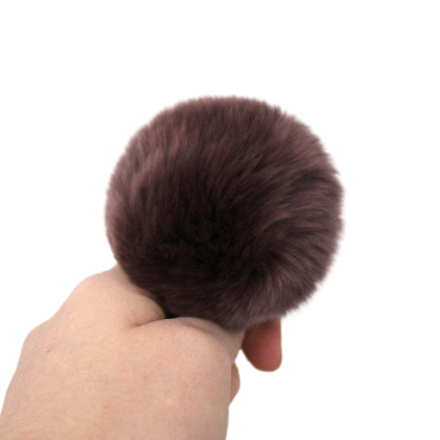 Помпон Кролик, 6 см (Шоколад)