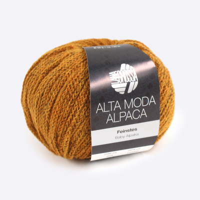 Пряжа Lana Grossa Alta Moda Alpaca (073, Шафран)
