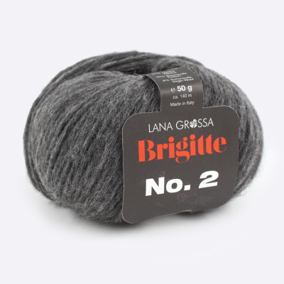 Пряжа Lana Grossa Brigitte No. 2 (024, Графит)