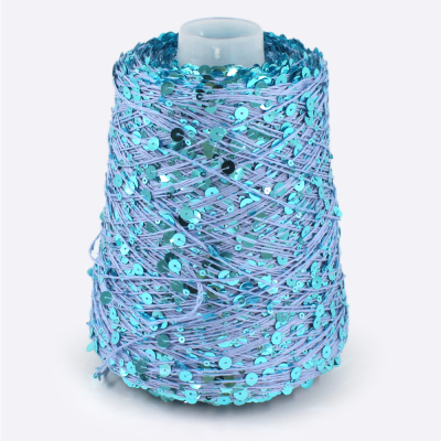 Бобина Пайетки, CARILLON 2000 (50% хлопок, 50% пайетки) 200 м. (670177, Пурпурное небо)