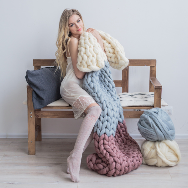 Пряжа для пледов