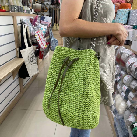 Набор для сумки-торбы из натуральной кожи