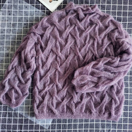 Описание вязания #Свитер_Шарлотка