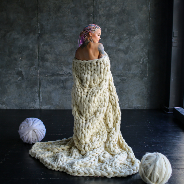 Пряжа для пледов