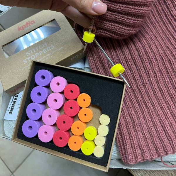 Набор стопперов для спиц 24 шт Katia