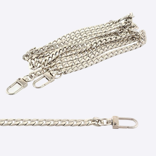 Цепь с карабинами плоская, 120 см