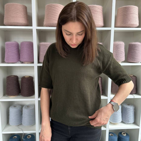 Описание вязания #Футболка_Сисик_Даша