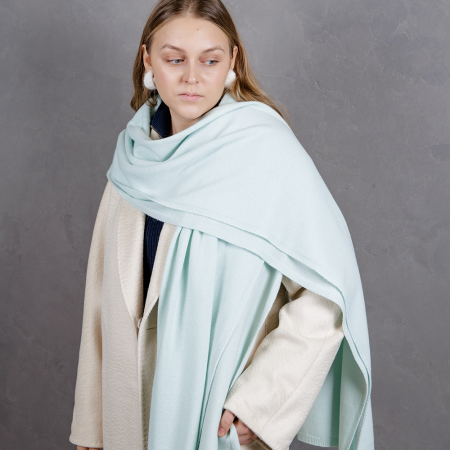 Кашемировый палантин by WoolDom, Ментол