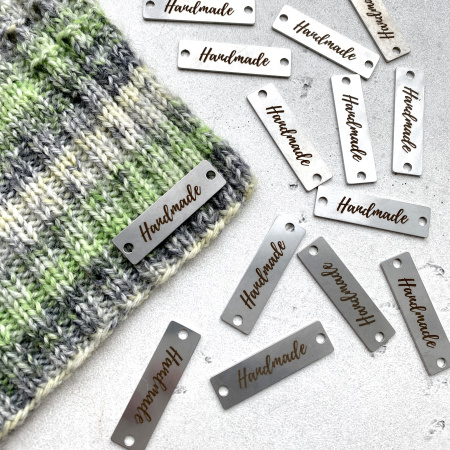 Бирка Hand Made металл Прямоугольник