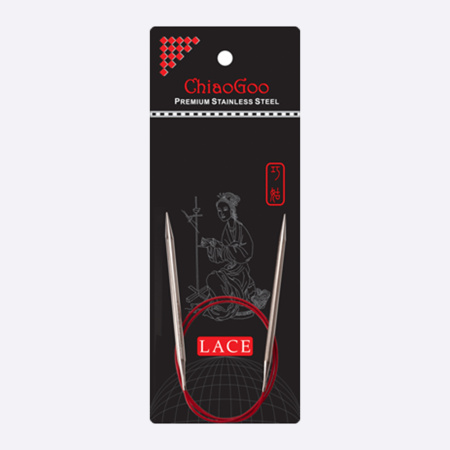 Спицы Chiaogoo круговые металлические Red Lace (7060-13, 9 мм, 150 см)