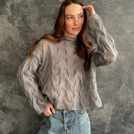 Описание вязания #Свитер_Шарлотка