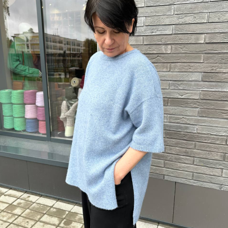 Описание вязания #Футболка_Тотемная