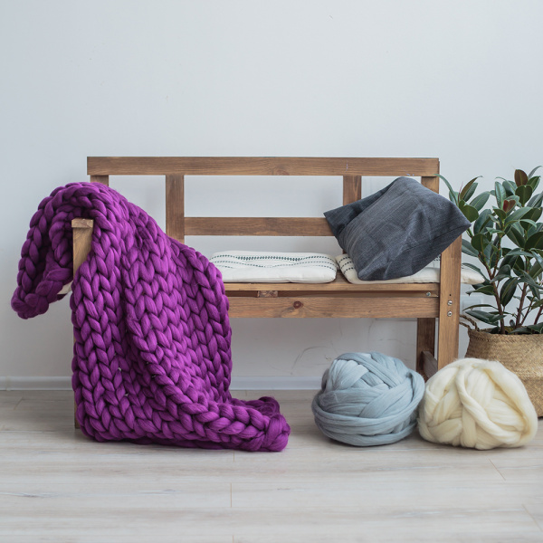 Пряжа для пледов