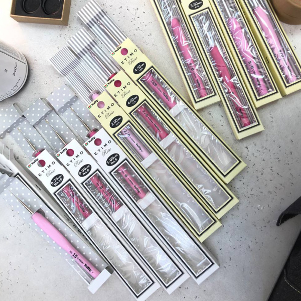 Крючок для вязания с ручкой Etimo Rose Tulip