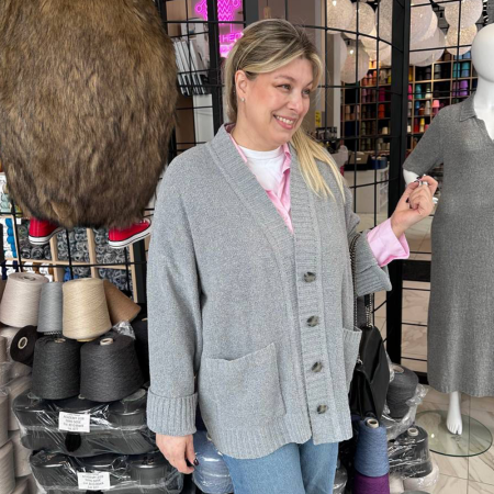 Описание вязания #Кардиган_Сверчок_в_кармане